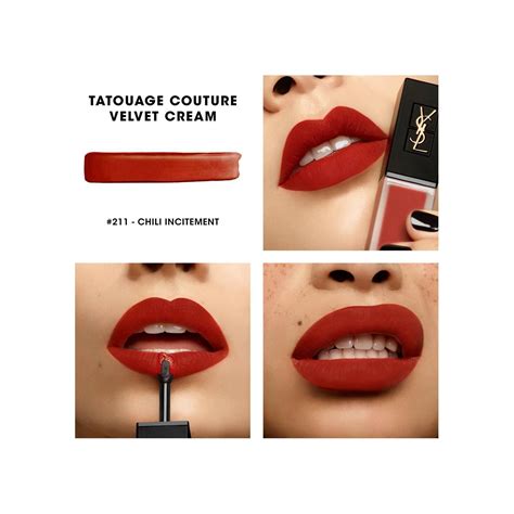 ysl chili incitement|YSL's Tatouage Couture Velvet Cream Is the Most .